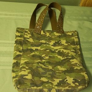 Camouflage Tote- Reversible